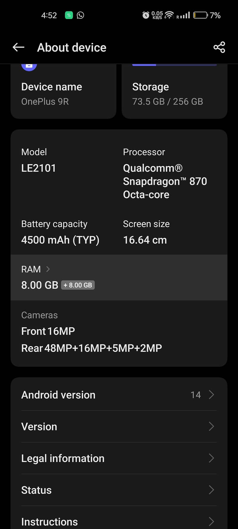 One Plus 9R 1