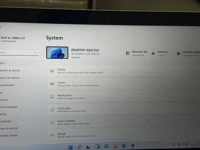 Hp Laptop Core i5 7th gen