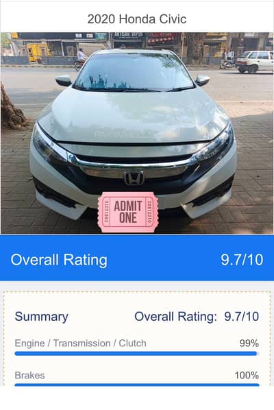 Honda Civic UG 2020 – Excellent Condition | Like New | Smooth Drive