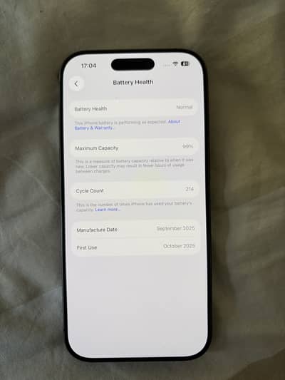 iPhone 17 256 GB Non PTA genuine