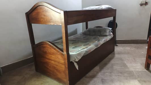 Wooden Bunk Bed for Kids (Seprateable)