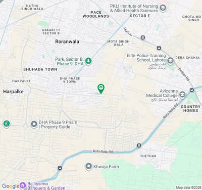 9 town 8 Marla Plot For Sale Back of 100 Feet Road | Direct Approach to Phase 9 Prism