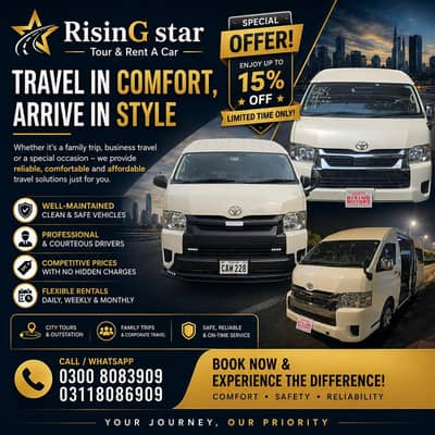 RisinG star Tour And Rent A Car