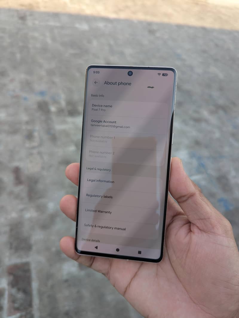 Google Pixel 7 Pro 8