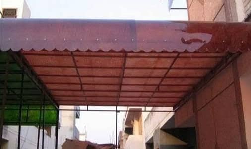 Shade /fiber shade /car parking shade /tent / iron shade/chadar