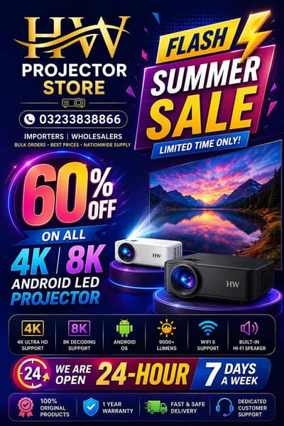 Full Hd 4k Android Projectors, multimedia Projector. Led projector