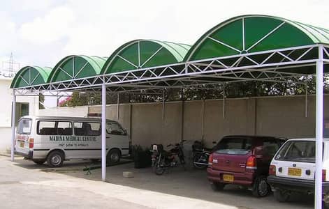 Car parking shades -Fiber sheds- Fiber shades sheet