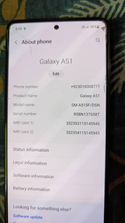 Samsung Mobile A51