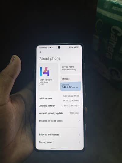 redmi k40 gaming 12/266