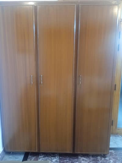 wooden almirah