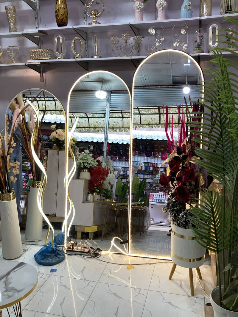 Standing mirror with led lights 0
