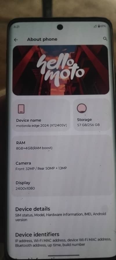 Motorola edge 2024