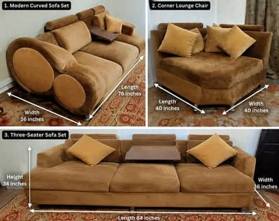 Sofa Set - L Shape Sofa - Luxury Sofa - Pohsish Sofa set