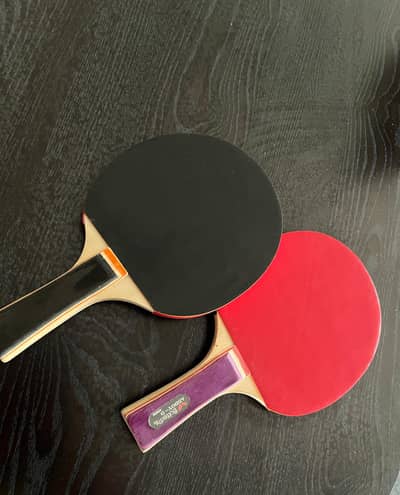 Table tennis racket pair in great condition