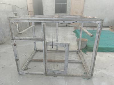 wooden cage for parrots/hens
