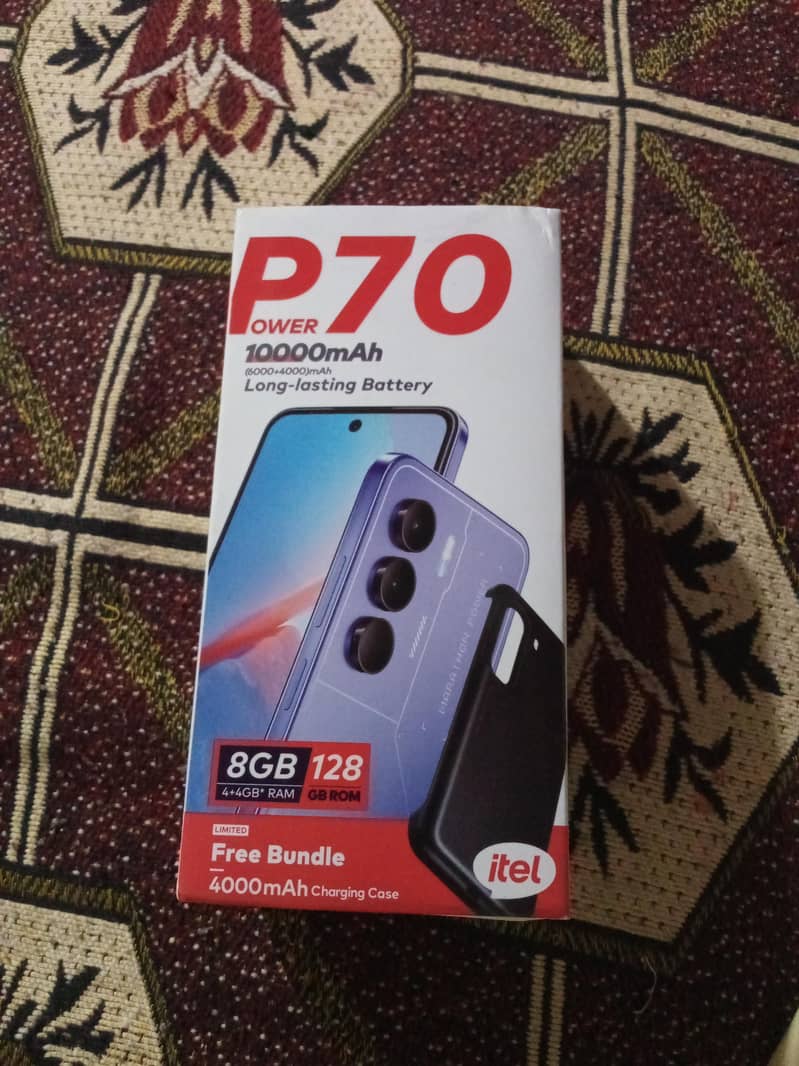 Itel P70. All ok all accessory 4+4 -128 3