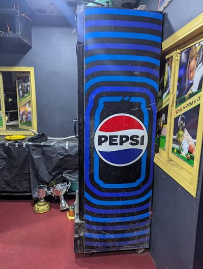 Pepsi brand fridge