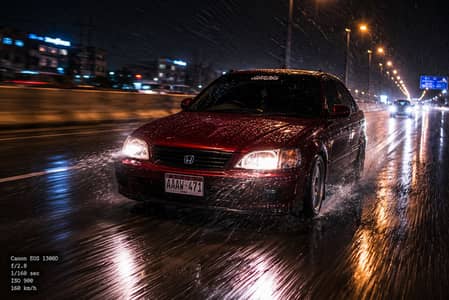 Honda City 2002 pearl maroon color