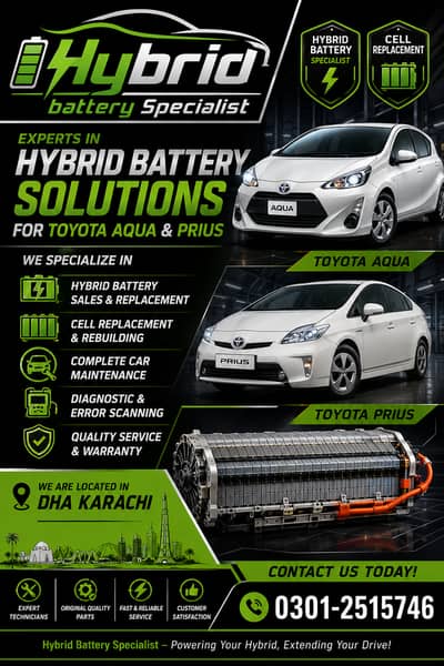 Hybrid battery - Hybrid Aqua Prius Scanner Dignosis Cell Replacement