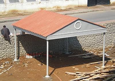 Car parking shades -Fiber sheds- Fiber shades sheet