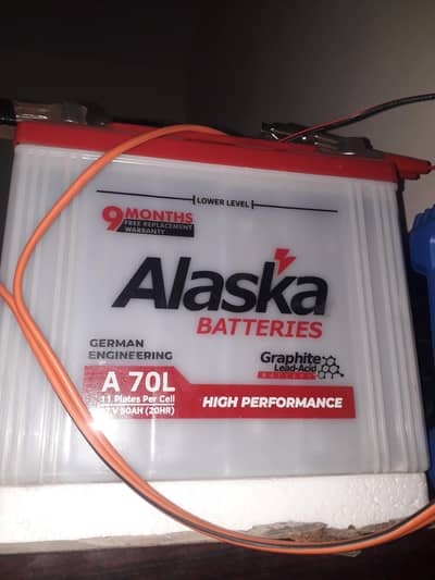 argent sell alaska ki battery ha new 3 maheny ki warenty baki ha