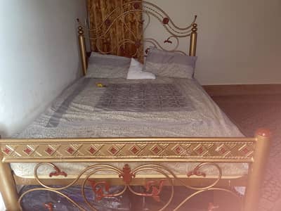 Bed with mattress
