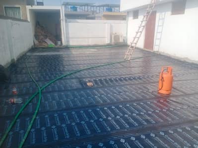 Water proofing Membrane+Insulation boards for Heat proofing