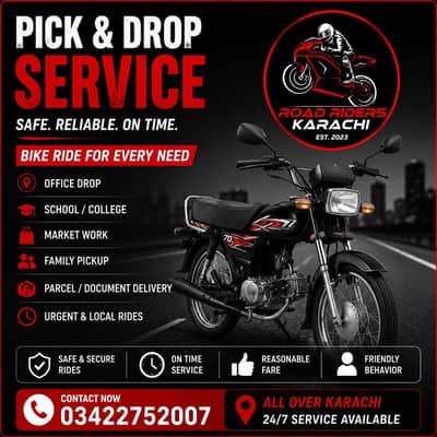 Pick & Drop on Bike Service