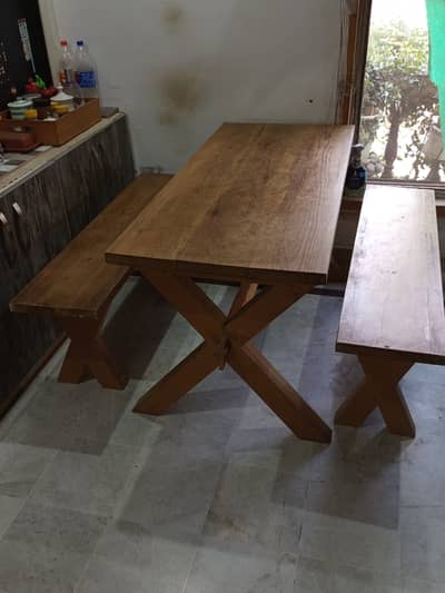 Pure wooden Dining table