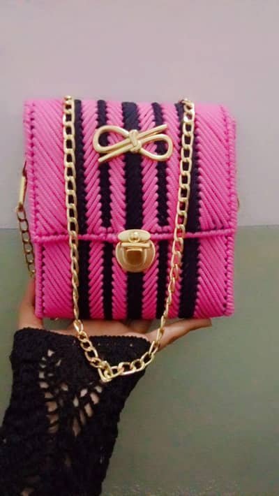 Handmade canvas sheet bag