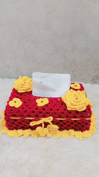 handmade tissue box cover