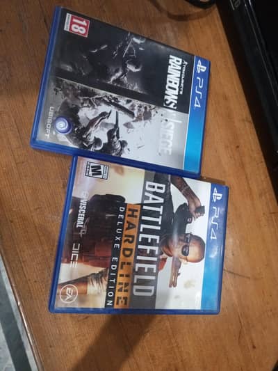 Tom Clancy Rainbow six Siege and Battlefield Hardline