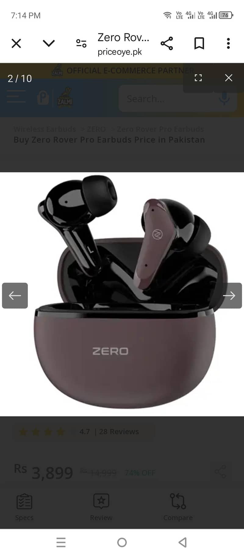 zero ear bud rover 0