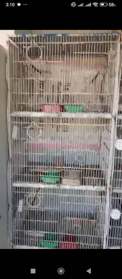 Birds/pet Cages for sale (4 portion cages)