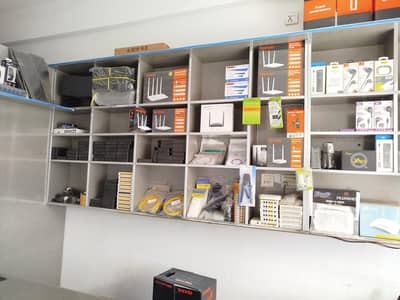 Wood Racks +Counter+Partition For Sale Condition Like New