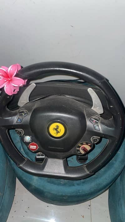 THRUST-MASTER STEERING WHEEL FOR SALE