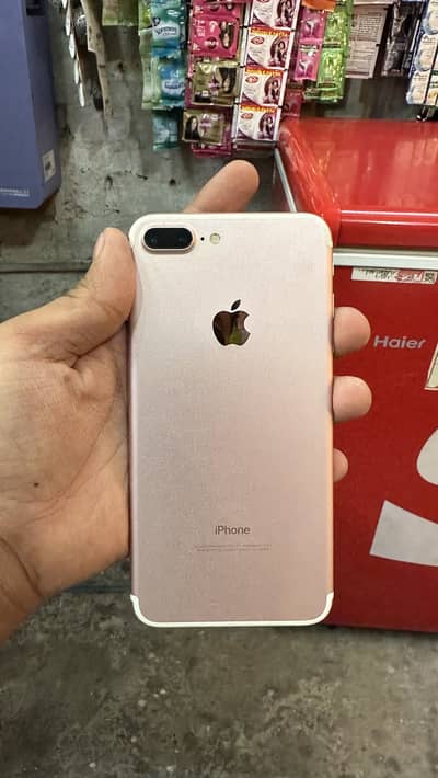 Iphone 7plus  Nonpta 128gb 100% health battery change all ok