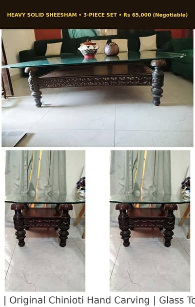 pure wooden table