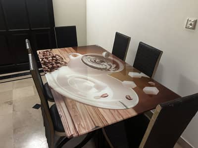 Dining table with 6 chairs