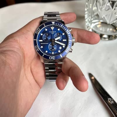 Tissot Seastar Chrono Men’s watch - 100% Authentic With Documents