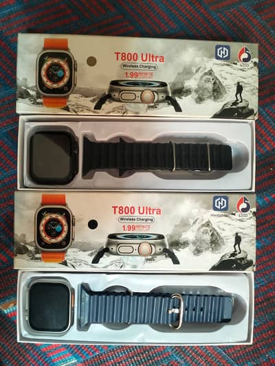 T800 Ultra Smart Watch Wireless Charging & 2 New Models Watches