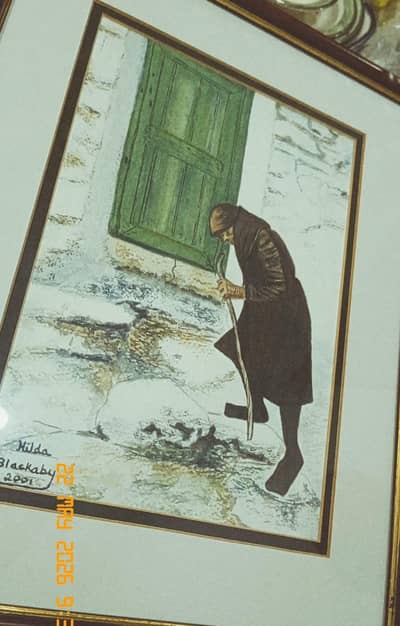 25 year old watercolour painting