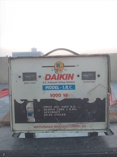Daikin 5000VA Automatic Voltage Stabilizer – Working Condition