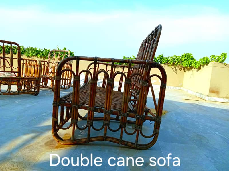Cane sofas. 1