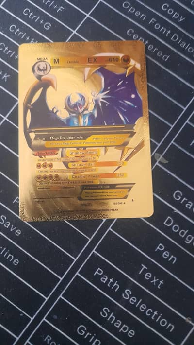 set of ten pokemon gold foil cover ex and gx pokemon cards