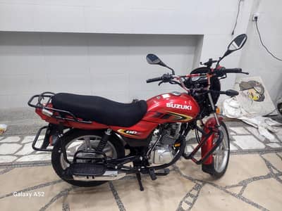Suzuki 110S self start alloy rim