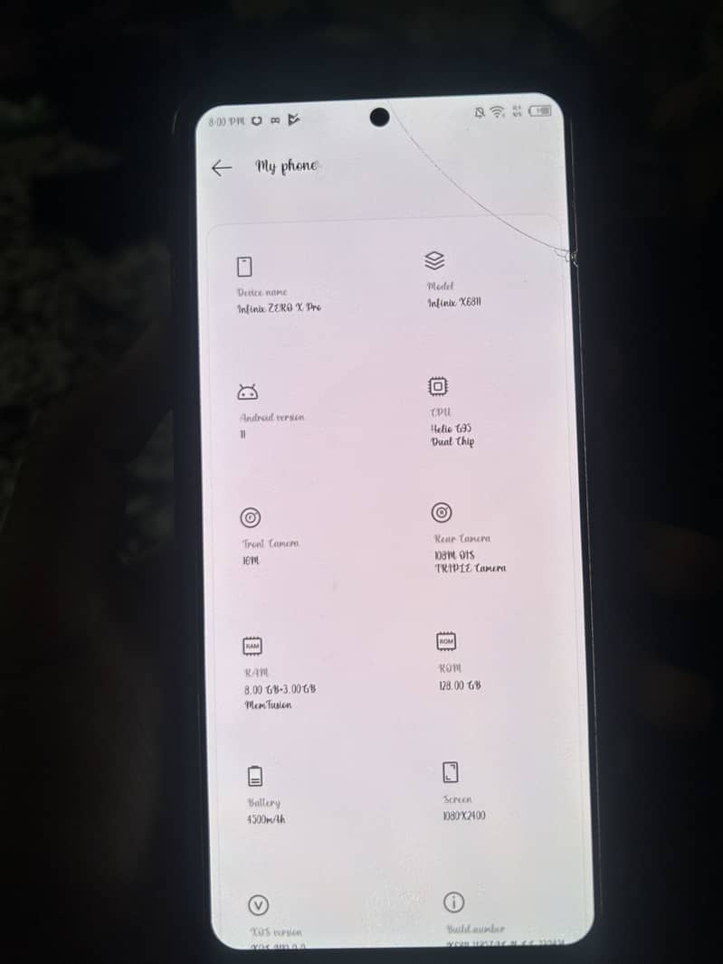Infinix Zero X Pro 1