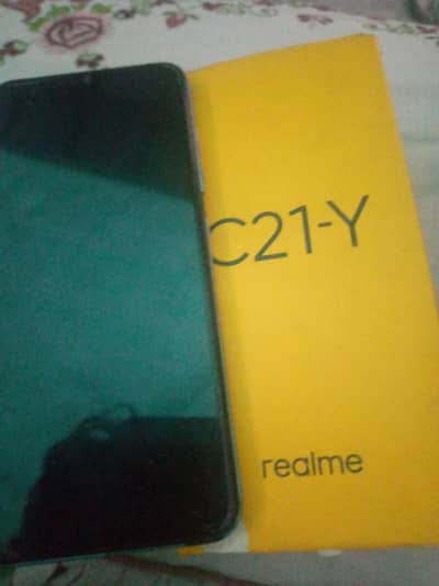 realme c21y 4gb 64gb  with box only