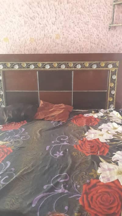 double bed with matress for sale