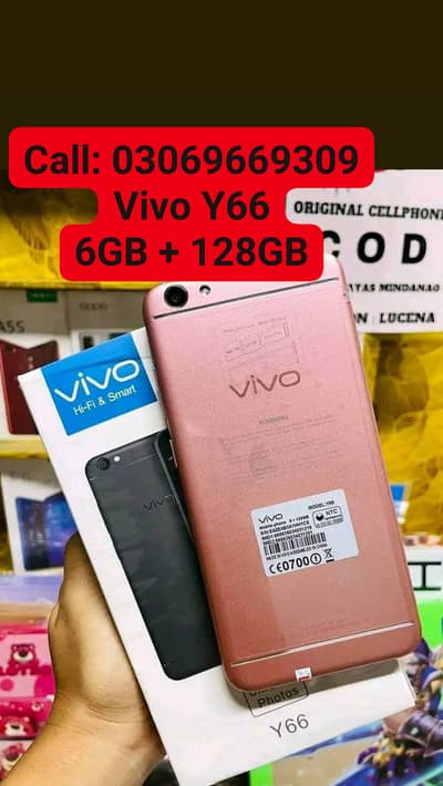 Vivo Y66 PTA Approved 6GB + 128GB With Box 10by10 With Warranty